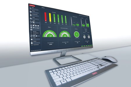 sample of a digital system of WEDA's liquid feeding systems Melchers Taiwan
