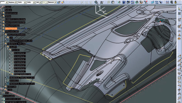 sample of a digital system of AutoForm's software for automotive production Melchers Taiwan
