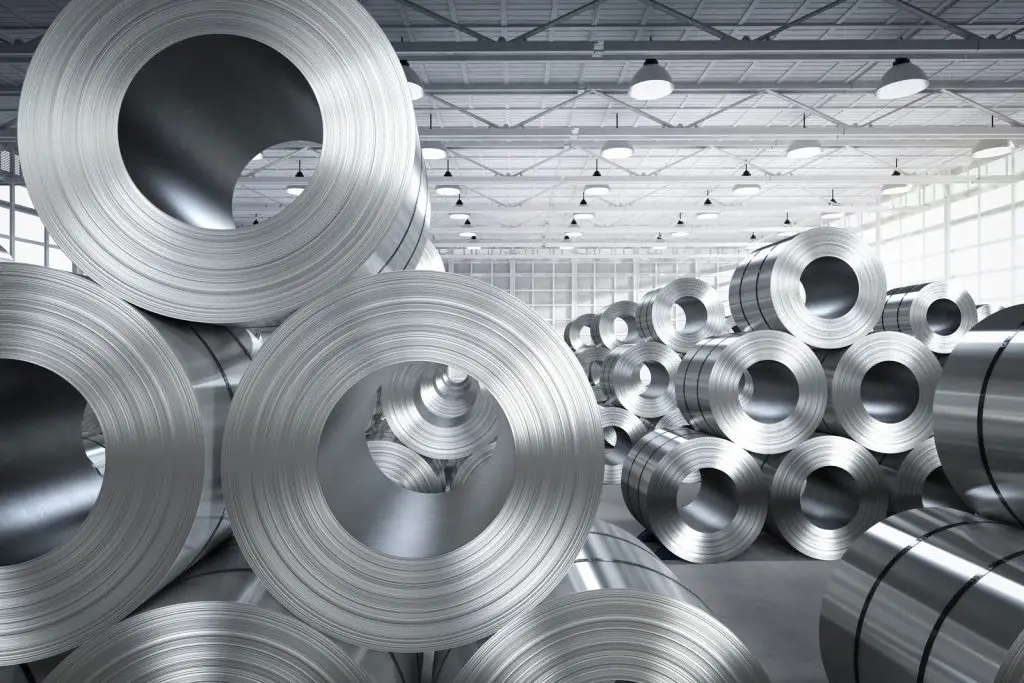 stacks of aluminium rolls Melchers Taiwan