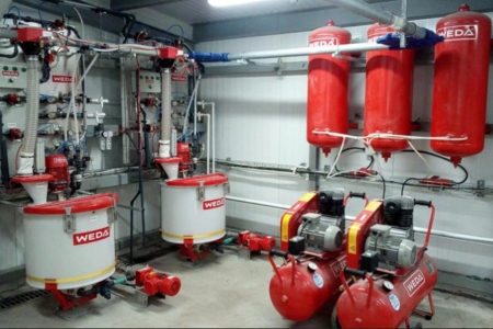 sample of WEDA's animal feeding systems in agriculture industry Melchers Taiwan