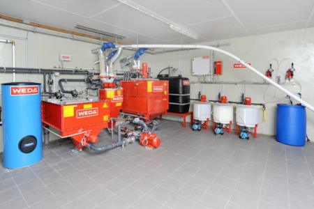 sample of WEDA's animal feeding systems in agriculture industry Melchers Taiwan